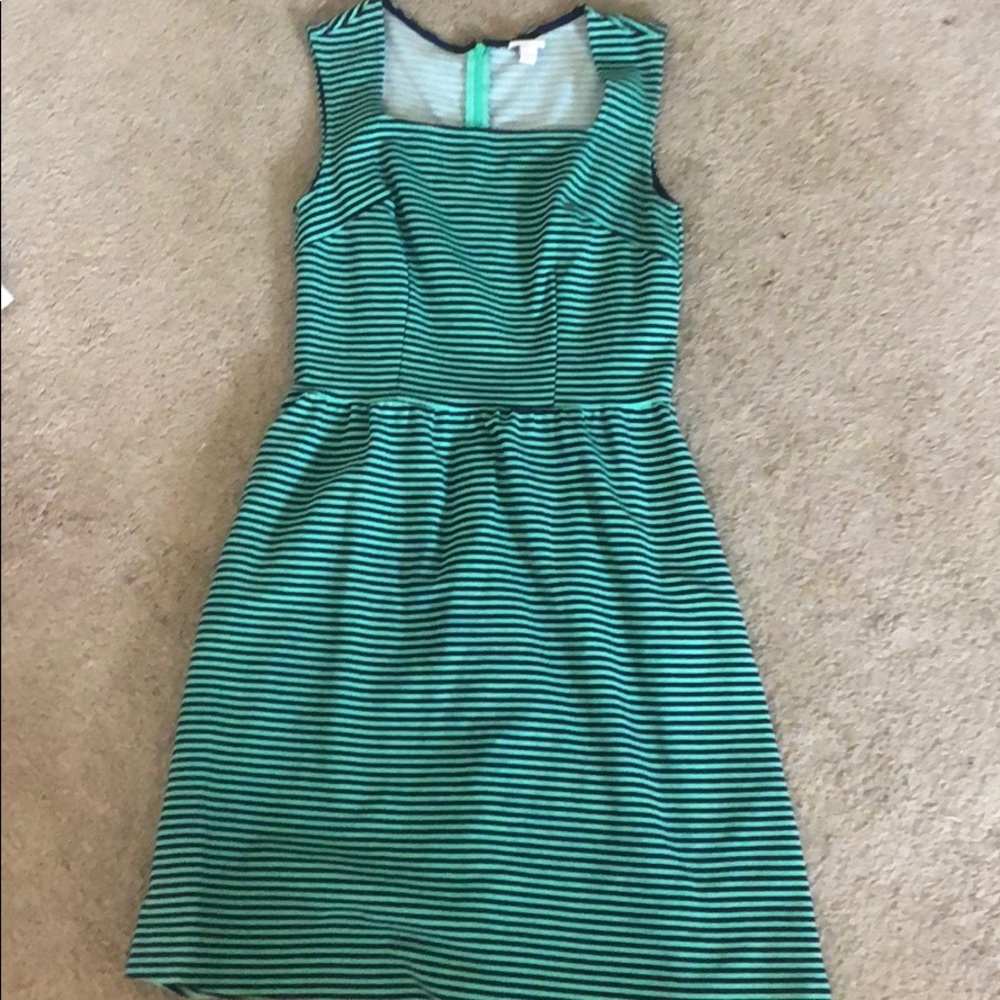 Knit striped dress